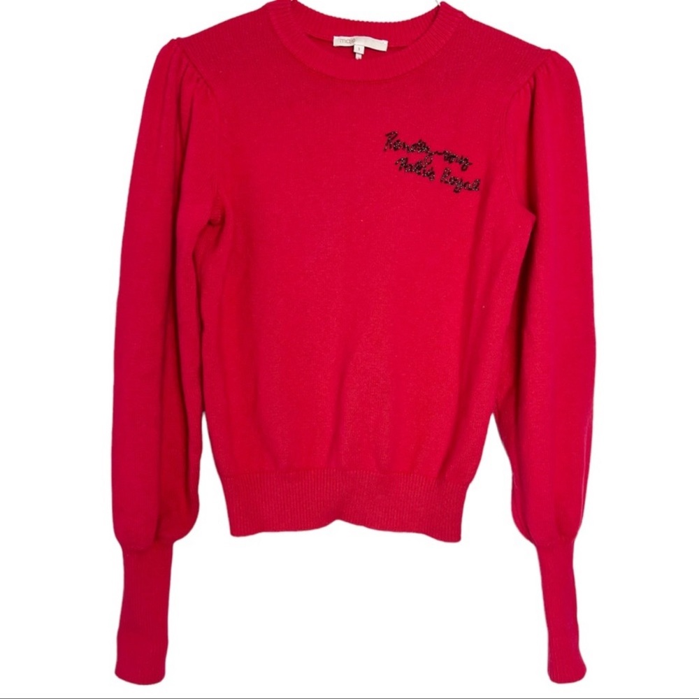 Maje Maelle Bishop Sleeve Sweater Size 1